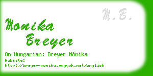 monika breyer business card