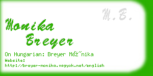 monika breyer business card